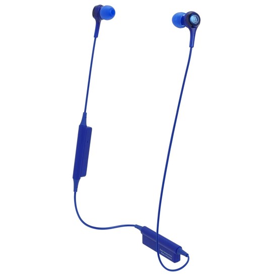 Audio Technica ATH CK200BT Wireless In-Ear Headphones (Blue)