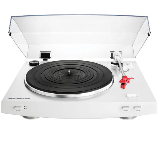 Audio Technica LP3 Fully Auto Belt-Drive Stereo Turntable w/ AT91R Cartridge (White)