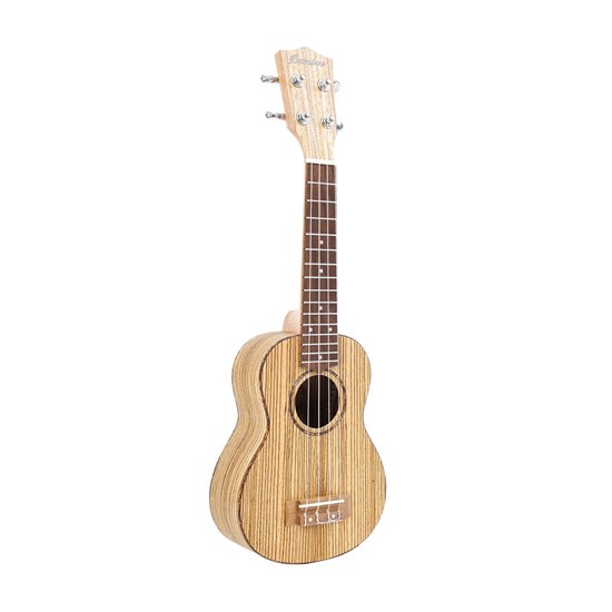 Bamboo Classic Series Zebrano Soprano Ukulele with Bag