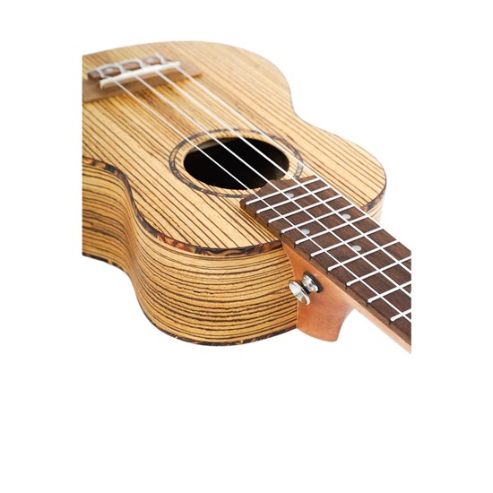 Bamboo Classic Series Zebrano Soprano Ukulele with Bag