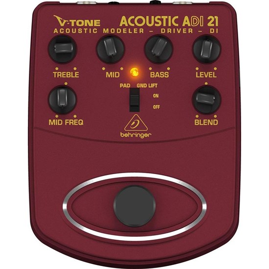 Behringer ADI21 V-Tone Acoustic Amp Modeling DI Box