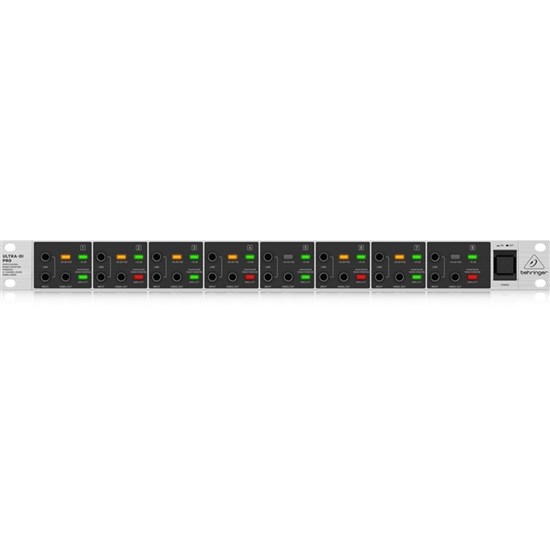 Behringer Ultra-DI Pro DI800 V2 Professional Mains/Phantom Powered 8-Channel DI-Box