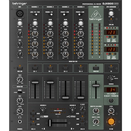 Behringer DJX900USB DJ Mixer w/ FX & USB