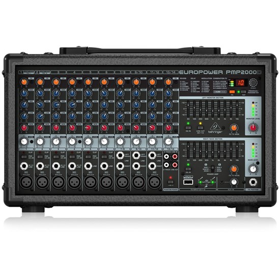 Behringer Europower PMP2000D 2000W 14ch Powered Mixer w/ FX & Wireless Option