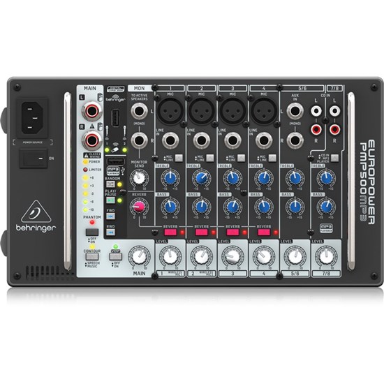 Behringer Europort PMP500MP3 500W Powered Mixer w/ FX