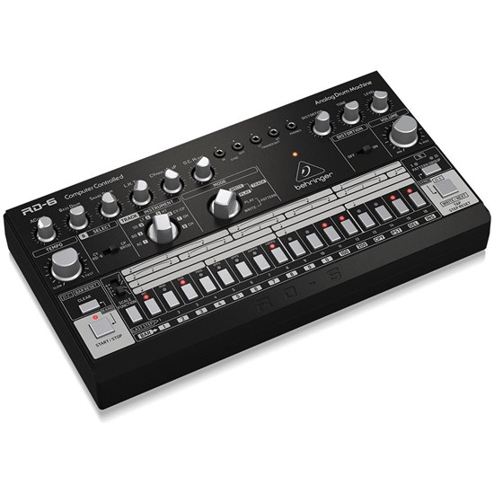 Behringer RD6 Classic 606 Analog Drum Machine w/ 16 Step Sequencer (Black)