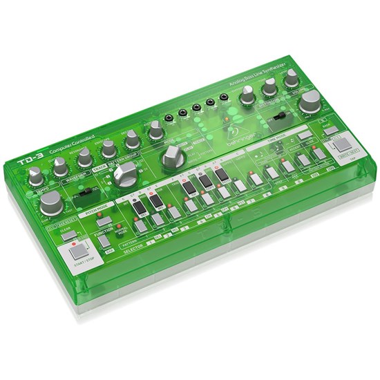 Behringer TD3 Analog Bass Line Synth w/ VCO, VCF & 16-Step Sequencer (Lime)