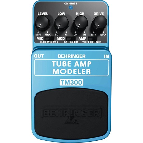 Behringer TM300 Ultimate Tube Amp Modeling Effects Pedal