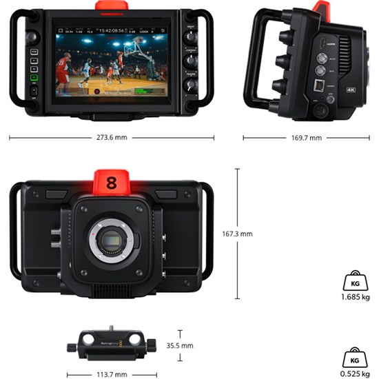 Blackmagic Design Studio Camera 4K Pro G2