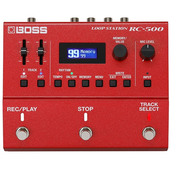 Boss RC-500 Loop Station Advanced 2-Track Looper Pedal