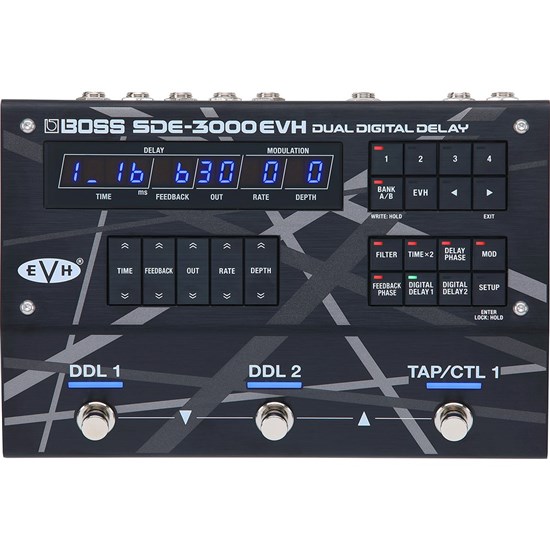 Boss SDE-3000DEVH Dual Digital Delay Pedal (Eddie Van Halen Edition)