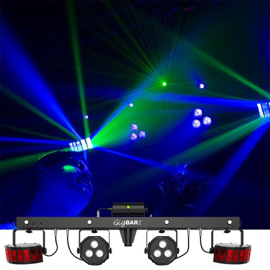 Chauvet GIGBAR2 4 in 1 LED Effect Light (Derbys, Pars, Laser & Strobe)