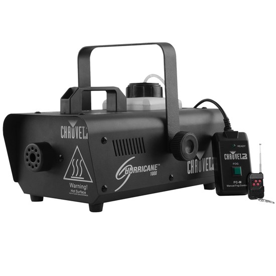 Chauvet Hurricane 1000 Smoke Machine including FC-M and Wireless Remote (800W)