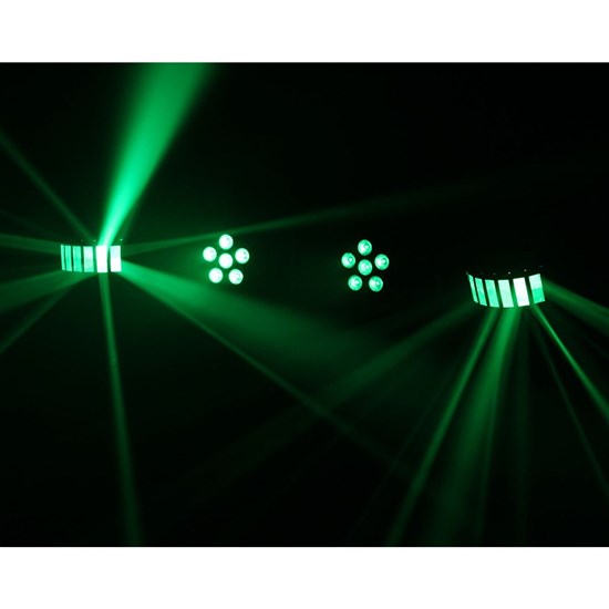 CR Mix Party Bar Pro (Derby + LED Par + UV/Strobe + RG Laser w/ Wireless Controller)