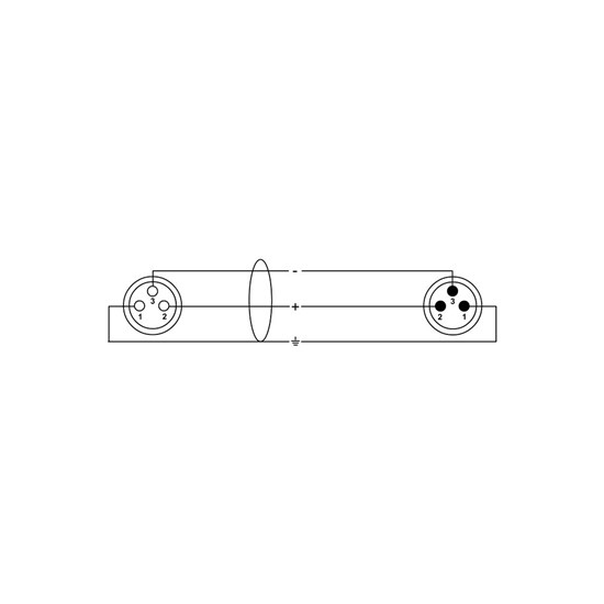 Cordial Essentials REAN XLR Female to XLR Male Cable (10m)