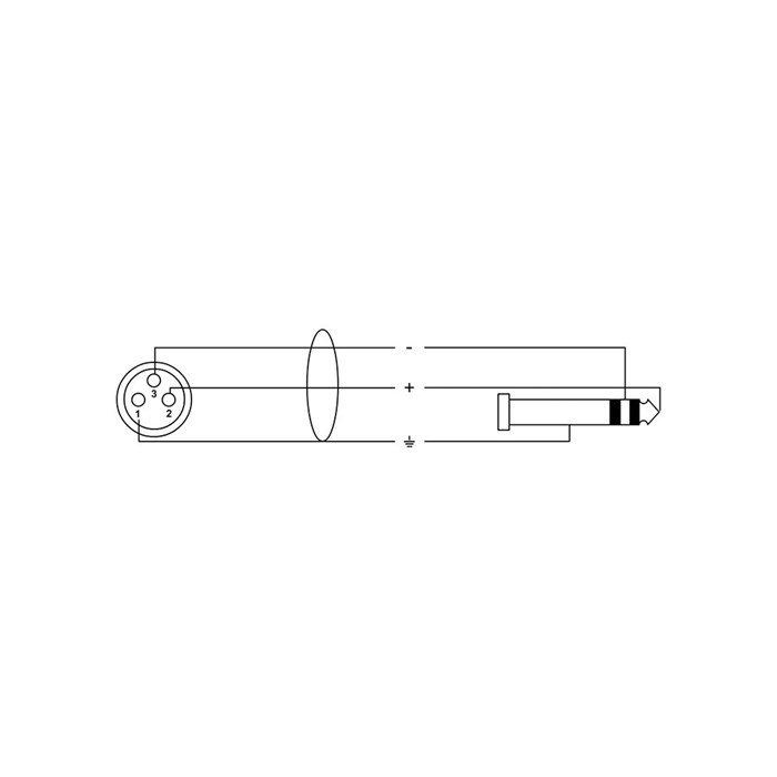 Cordial Select NEUTRIK XLR Female to 1/4