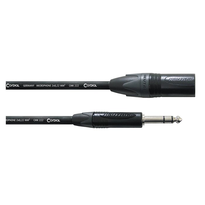 Cordial Select NEUTRIK XLR Male to 1/4