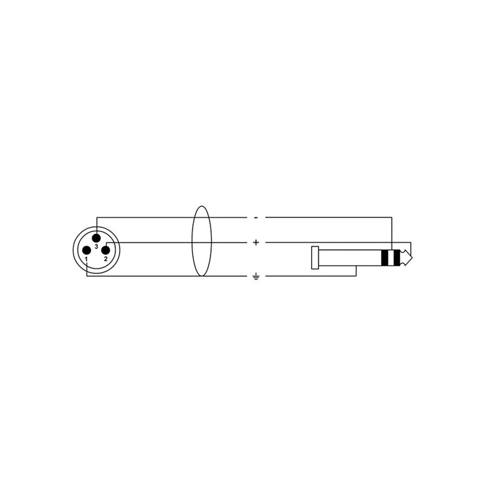 Cordial Select NEUTRIK XLR Male to 1/4