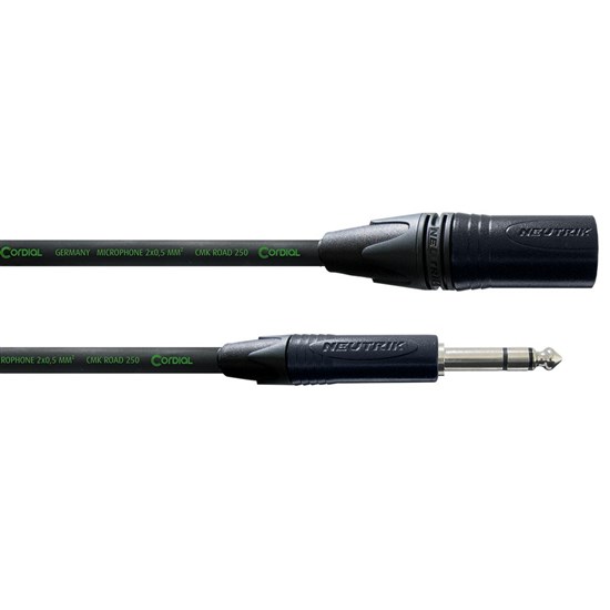 Cordial Peak NEUTRIK XLR Male CC Green to Plug 1/4