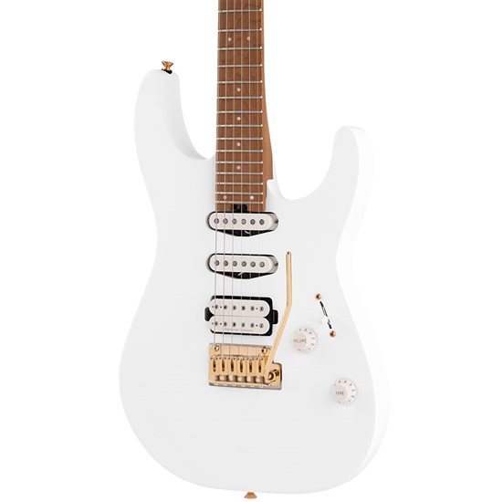 Charvel Pro-Mod DK24 HSS 2PT CM Caramelized Maple Fingerboard (Snow White)