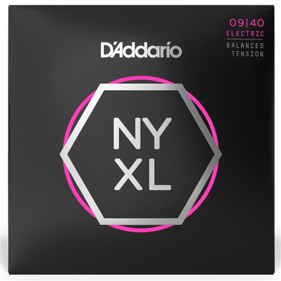 D'Addario NYXL0940BT Balanced Tension Electric Guitar Strings - Super Light (9-40)