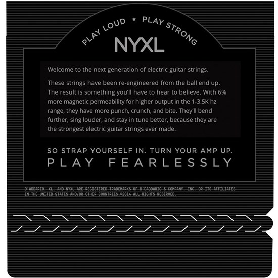 D'Addario NYXL1046 Nickel Wound Electric Guitar Strings - Regular Light (10-46)