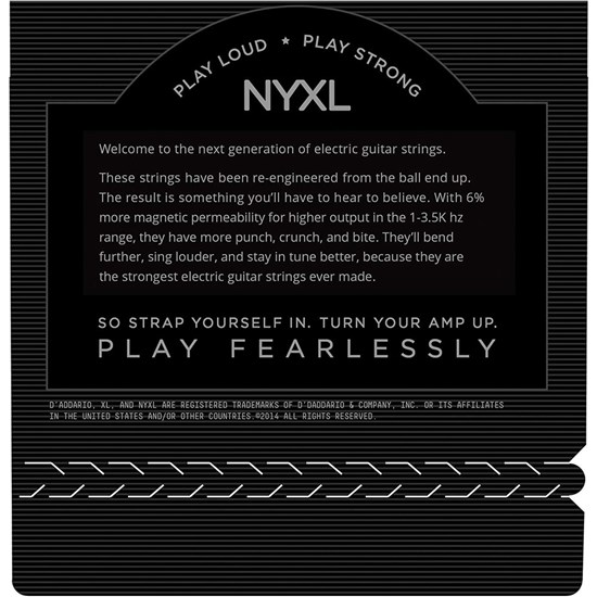 D'Addario NYXL1260 Nickel Wound Electric Guitar Strings - Extra Heavy (12-60)