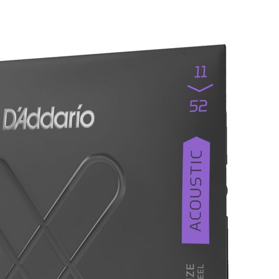D'Addario XT Coated Acoustic Phosphor Bronze Strings - Custom Light Set (11-52)