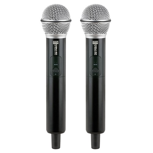 DAP Audio COM-42 UHF Dual Handheld Wireless Microphone System