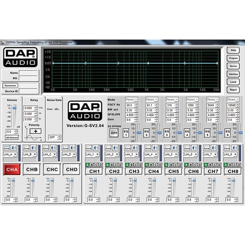 DAP Audio DSM-26 MKII Digital Speaker Management System w/ USB Connectivity