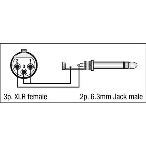 DAP Audio FLA-23 3-Pin XLR(F) to 1/4