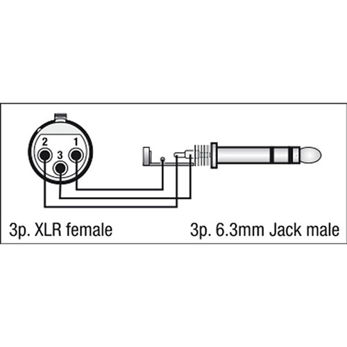 DAP Audio FLA-24 3-Pin XLR(F) to 1/4