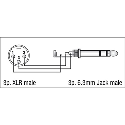 DAP Audio FLA-28 3-Pin XLR(M) to 1/4