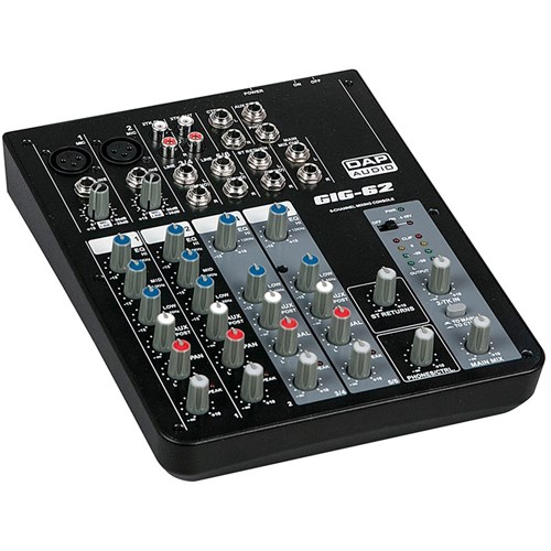 DAP Audio GIG-62 6-Channel Live Mixer