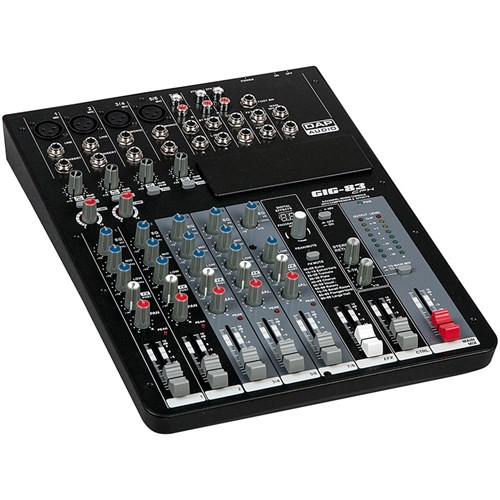 DAP Audio GIG-83CFX 8-Ch Mixer w/ DSP FX & Onboard Compression