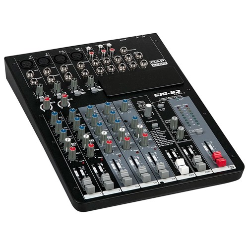 DAP Audio GIG-83CFX 8-Ch Mixer w/ DSP FX, Bluetooth & Onboard Compression