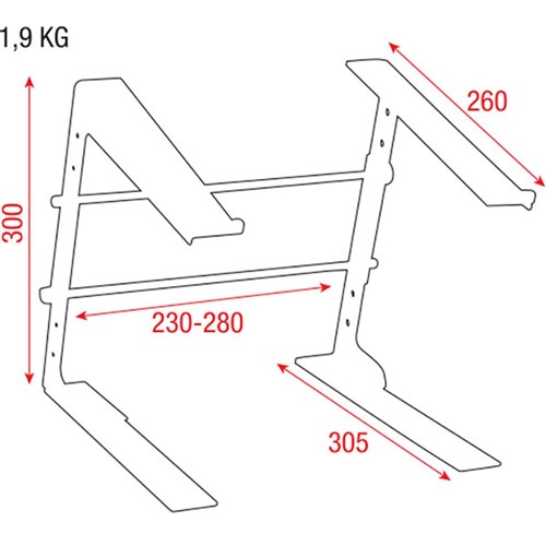 DAP Audio Laptop Stand