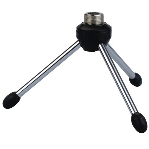 DAP Audio Mini Desktop Microphone Stand - 8cm (Chrome)