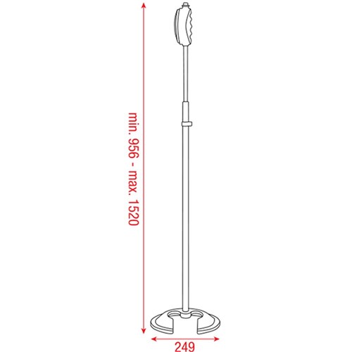 DAP Audio Quick Lock Microphone Stand w/ Counterweight