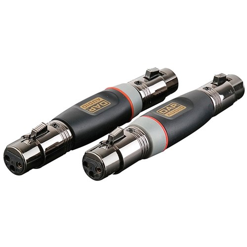 DAP Audio XGA-21 Xcaliber Series 3-Pin XLR(F) to 3-Pin XLR(F) Adapter (SINGLE)