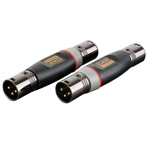 DAP Audio XGA-25 Xcaliber Series 3-Pin XLR(M) to 3-Pin XLR(M) Adapter (SINGLE)