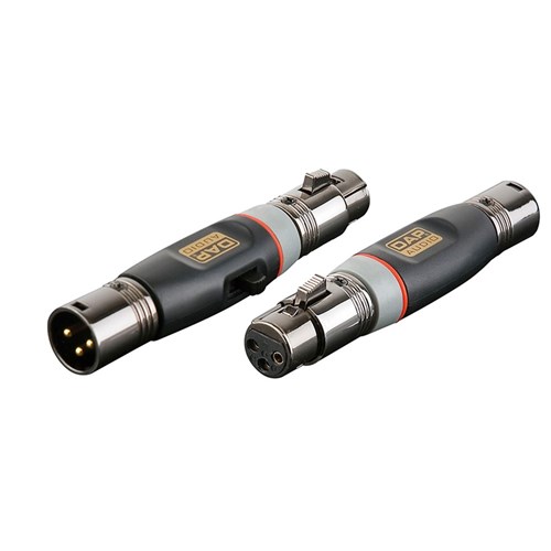 DAP Audio XGA-37 3-Pin XLR(F) to 3-Pin XLR(M) Adapter (SINGLE)