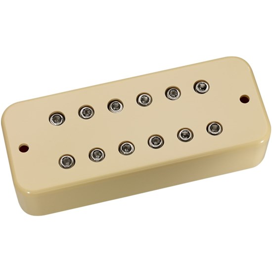 DiMarzio DP209CR P90 Super Distortion Soap Bar Pickup (Cream w/ Nickel Poles)