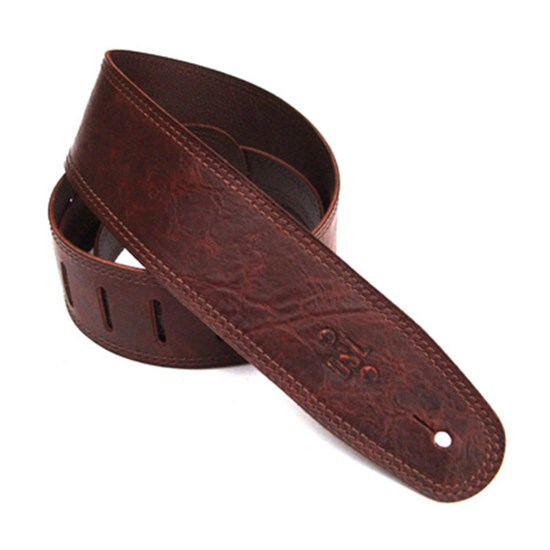 DSL GMD Distressed Leather Guitar Strap (Brown, 2.5