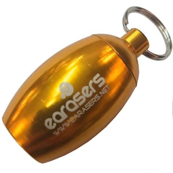 EARasers Musician's HiFi Earplugs w/ Keyring (Small) (Yellow Canister)