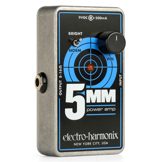 Electro Harmonix 5MM Guitar Power Amplifier Pedal - 8 ohm & 16 ohm (2.5 Watts)