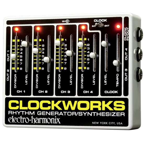 Electro Harmonix Clockworks Rhythm Generator / Synthesizer Pedal