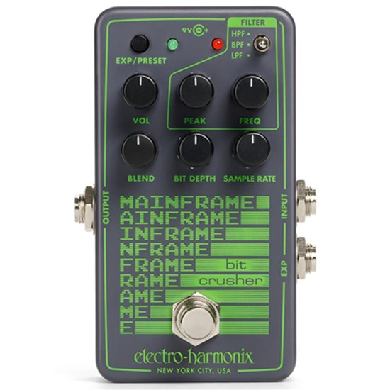 Electro Harmonix MAINFRAME Bit Crusher Pedal