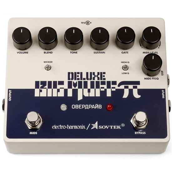 Electro Harmonix Sovtek Deluxe Big Muff Pi Distortion/Sustainer Pedal