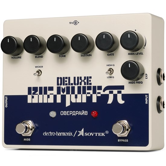 Electro Harmonix Sovtek Deluxe Big Muff Pi Distortion/Sustainer Pedal